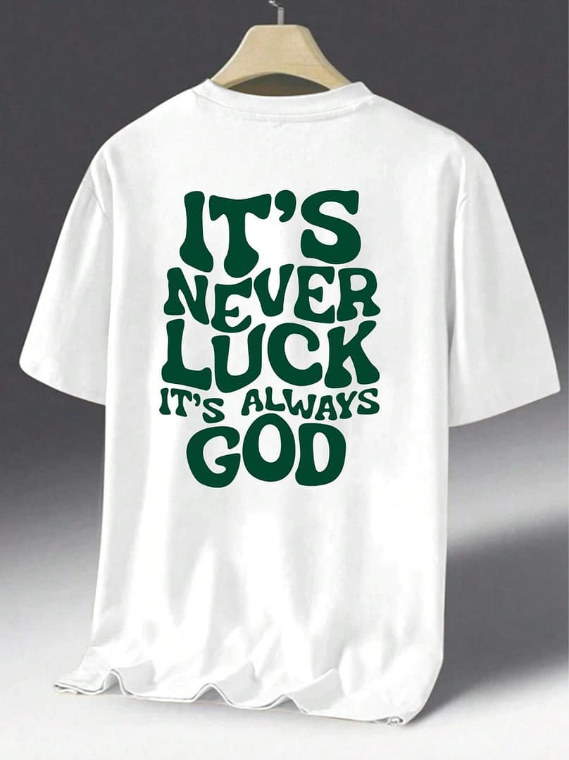 It's Never Luck T-Shirt – Hombre